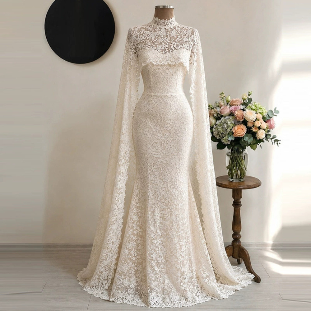 Forever 21 White French Lace Bodycon Dress Set with Shawl for Fall